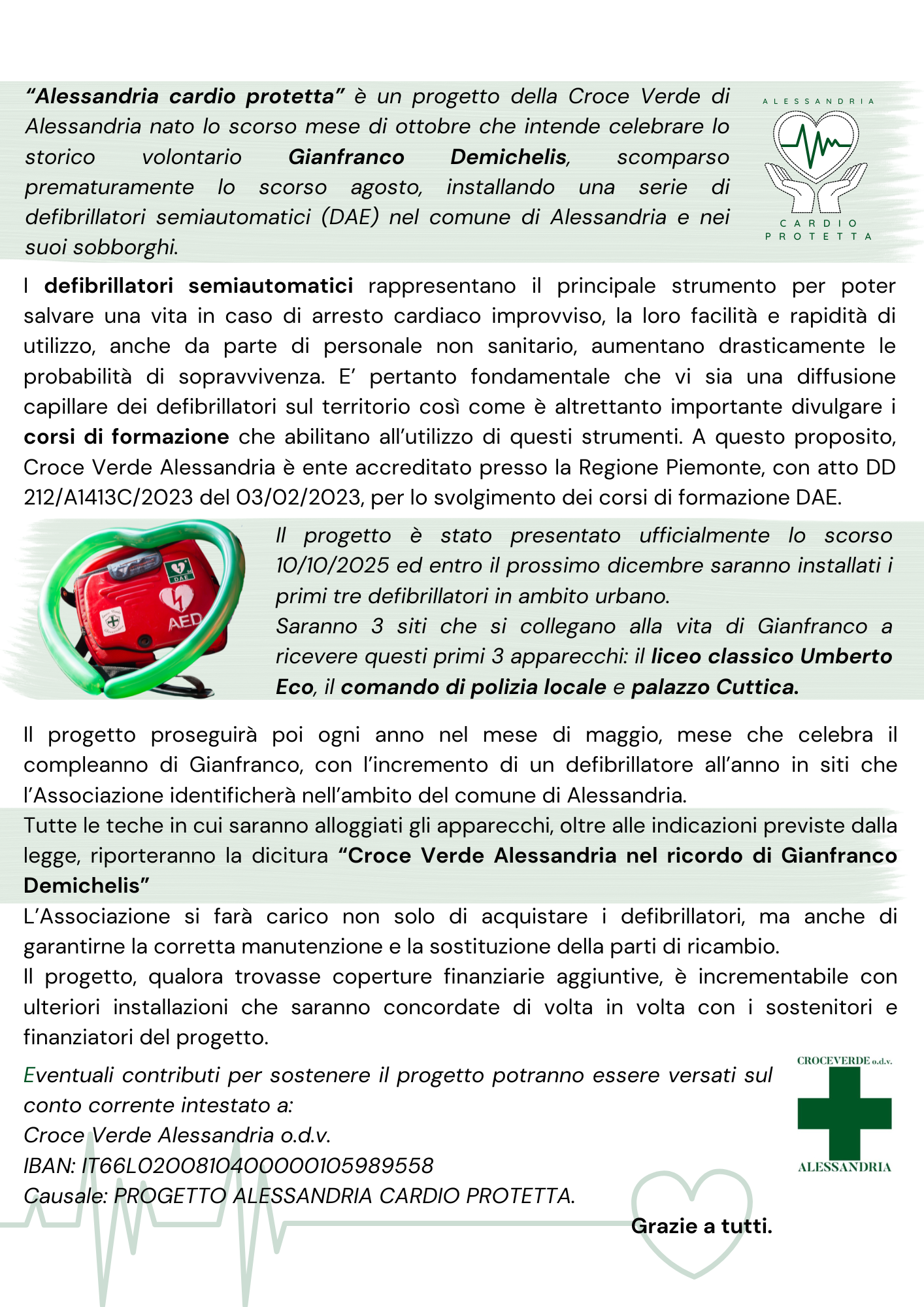 progetto AL cardio protetta