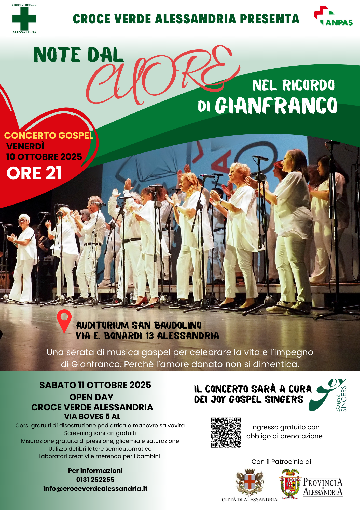 Concerto Gospel Note dal Cuore